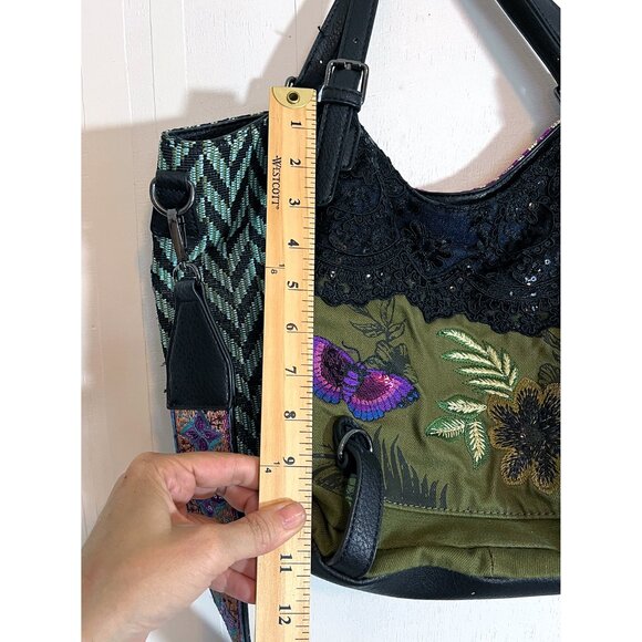 Desigual multicolor large crossbody handbag - Picture 15 of 16